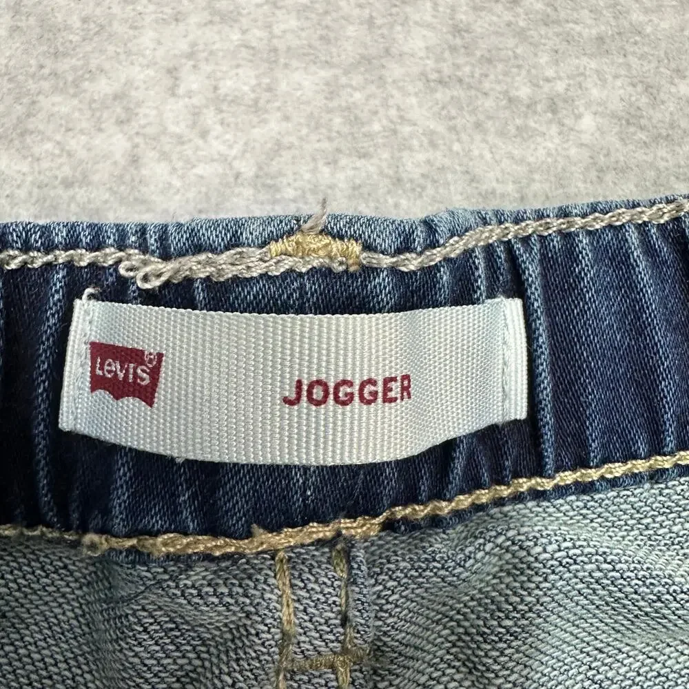 Levis Jogger Pants Boys 3T Denim Filenes VTG Pull On Sweater Outfit Cozy Preppy